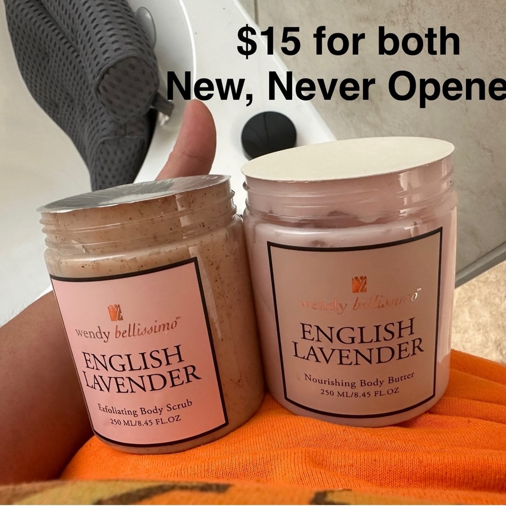 Wendy Bellissimo English Lavender Exfoliating Scrub & Body Butter